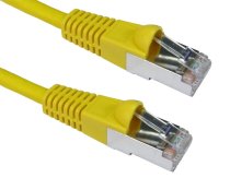Cat6a Patch Lead S/FTP 20m - Yellow
