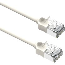 Excel Cat6A Mini RJ45 Ethernet Patch Cable 28AWG LSOH 1.5m White Excel Cat6A Mini RJ45 Ethernet Patch Cable 28AWG LSOH 1.5m White