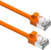 Excel Cat6A Mini RJ45 Ethernet Patch Cable 28AWG LSOH 1.5m Orange Excel Cat6A Mini RJ45 Ethernet Patch Cable 28AWG LSOH 1.5m Orange