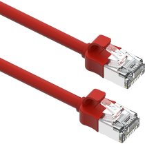 Excel Cat6A Mini RJ45 Ethernet Patch Cable 28AWG LSOH 0.3 m Red (10-Pack) Excel Cat6A Mini RJ45 Ethernet Patch Cable 28AWG LSOH 0.3 m Red (10-Pack)