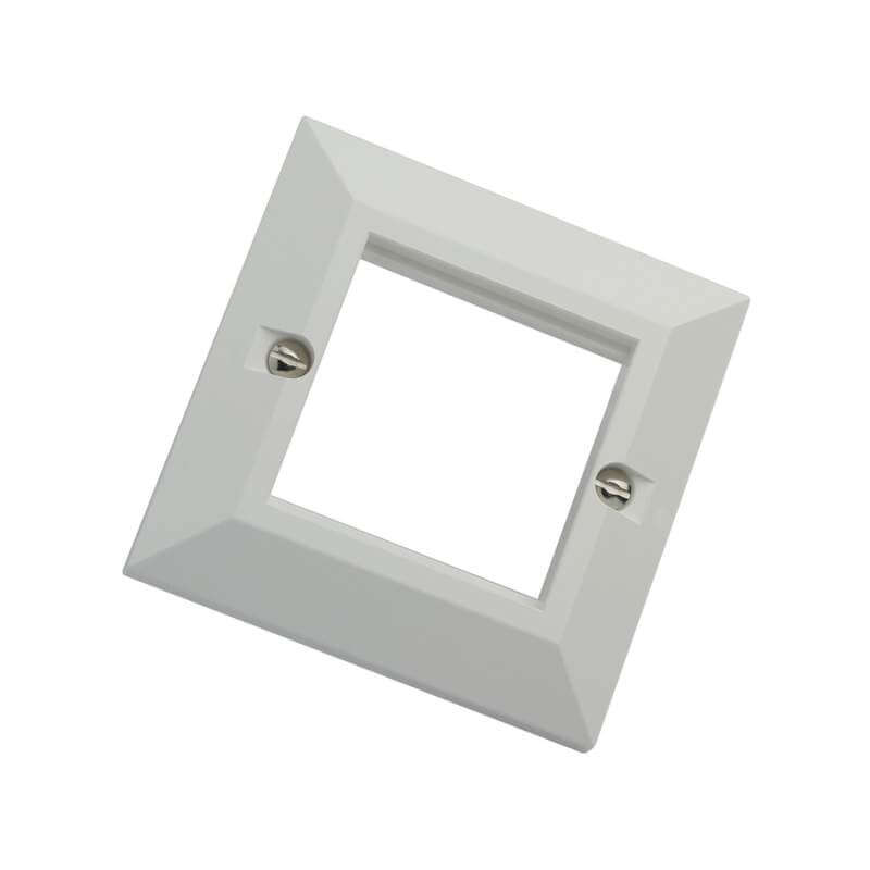 Excel Single Gang Bevelled Faceplate