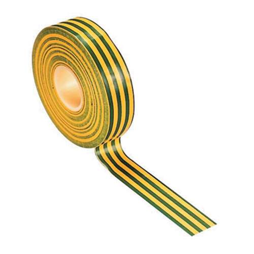 19mm Pvc Tape Green Yellow 270219GY Pvc Tape Install Accessories Essential Items by Excel