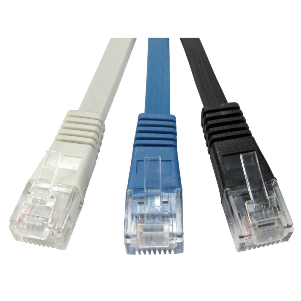 Shielded Cat5e 1-Foot Snagless//Molded Boot Ethernet Cable Blue CNE55791 Pack of 3