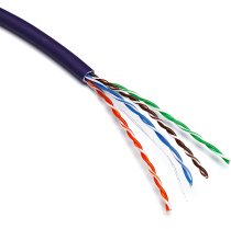 Excel Solid Cat5e Cable U/UTP LSOH Euroclass Dca 305m Box - Violet