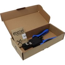 Excel Cat5e/Cat6 Fast RJ45 Plug Termination Tool