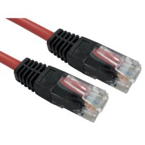 Cat5e Crossover Patch Leads 10m - Red